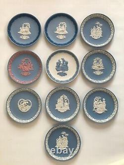 10 Wedgwood Jasperware Valentine Plates