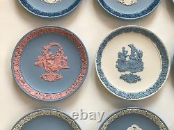 10 Wedgwood Jasperware Valentine Plates