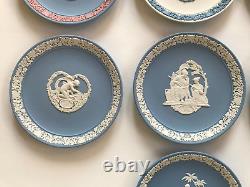 10 Wedgwood Jasperware Valentine Plates