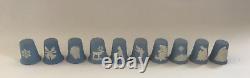 10 Wedgwood thimbles 1980-1990