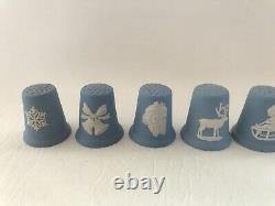 10 Wedgwood thimbles 1980-1990