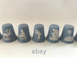 10 Wedgwood thimbles 1980-1990