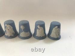 10 Wedgwood thimbles 1980-1990