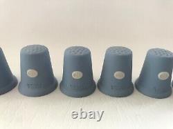 10 Wedgwood thimbles 1980-1990