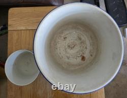 19Th Century Wedgwood Large Blue Jasperware Jardiniere, 18 c. M Planter