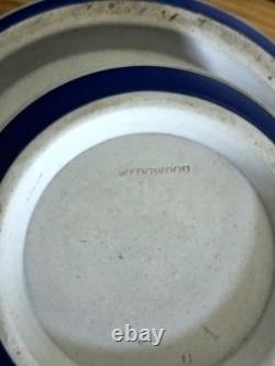 19Th Century Wedgwood Large Blue Jasperware Jardiniere, 18 c. M Planter