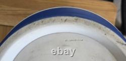 19Th Century Wedgwood Large Blue Jasperware Jardiniere, 18 c. M Planter