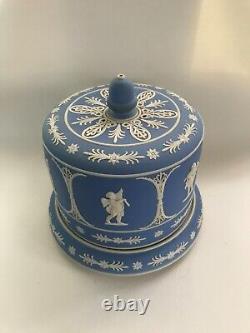 19th Century Jasper Ware Blue Cheese Dome