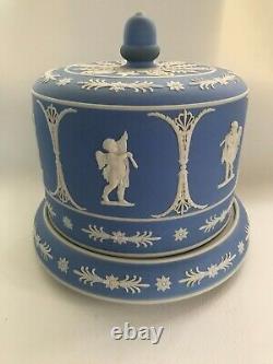 19th Century Jasper Ware Blue Cheese Dome