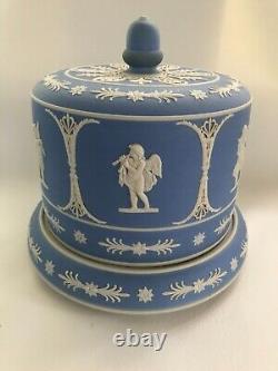 19th Century Jasper Ware Blue Cheese Dome