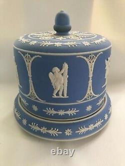 19th Century Jasper Ware Blue Cheese Dome