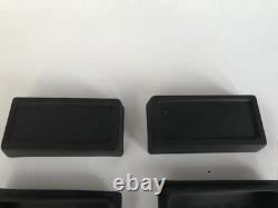 2 Wedgwood jasperware Black/gold Egyptian design trinket boxes