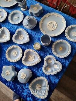 29 pieces wedgewood jasperware various items. And sizes