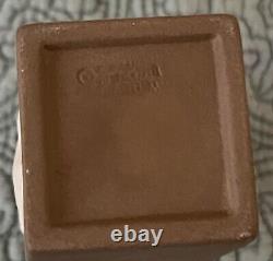 4 Brown/Taupe Wedgwood Jasperware Items With Original Stamps