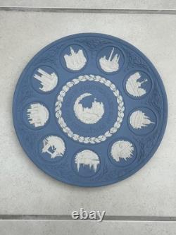 4 Wedgwood Jasperware'Tenth Anniversary/Second Decade' Christmas Plates Boxed