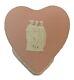 40% Off Rare Wedgwood Pink Jasperware Three Nympths Heart Covered Trinket Box
