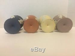 50% OFF! WEDGWOOD RARE Set Of 4 Assorted Colors EGG CUP Holders DANCING HOURS
