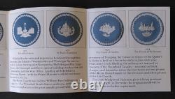 A Collection of Ten Wedgwood Jasperware Christmas Plates 1970-1978 21 cm Boxed