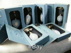 A Complete Set of Wedgwood Jasper Ware Perfume Bottles all 6, Splendid Set! 