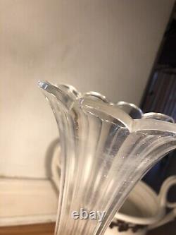 Adams Jasperware Epergne Glass Vase 19th Century Wedgwood Style