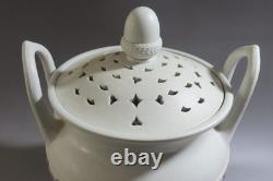 Antique 19th Century Wedgwood Jasperware Pot Pourri Jar & Cover