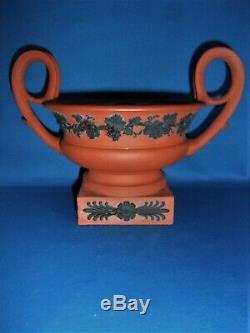Antique Early 19thc Wedgwood Rosso Antico & Basalt Bough Pot C1820 -jasperware