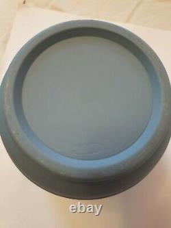 Antique Large Wedgwood Cobalt Blue Jasperware Planter with White Relief