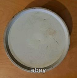 Antique Wedgewood VERY. RARE 1875 Jasperware TRINKET DISH Lid/Base EP, 12cmX5cm