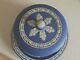 Antique Wedgwood Classical Roman Blue Jasper Cheese Dome And Lid Victorian