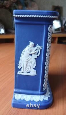 Antique Wedgwood Dark Blue Jasper Ware Clock 1889'R' Restoration Project
