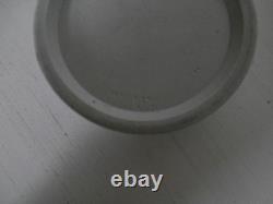 Antique Wedgwood Dark Blue Jasperware Neoclassical Round Rouge Pot Trinket Pot