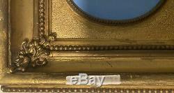 Antique Wedgwood Jasper Ware Aurora Plaque in authentic Brass&Wood frame 18-19c
