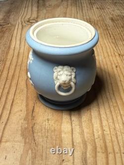 Antique Wedgwood Jasperware Blue Bundle With RARE Piesse & Lubins Jar Set