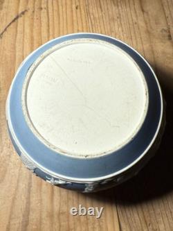 Antique Wedgwood Jasperware Blue Bundle With RARE Piesse & Lubins Jar Set