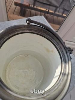 Antique Wedgwood Jasperware Rare Lilac Biscuit Barrel