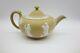 Antique Wedgwood Jasperware Teapot In Yellow 9 From Spout To Handle Great Condi