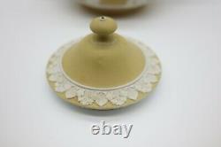 Antique Wedgwood Jasperware Teapot in Yellow 9 from spout to handle GREAT Condi