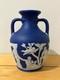 Antique Wedgwood Portland Vase Dark Blue Jasper Dip Impressed C1820-50 16cm 2