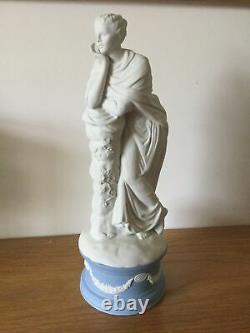 Beautiful Vintage Wedgwood Classical Muses Jasper Ware Ltd Ed Figure Polymnia