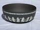 Black Jasperware' Dancing Hours' Centre Piece Bowl