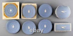 Boac Wedgwood Jasperware Collection Trinket Boxes & Dishes Pin B. O. A. C. Airline