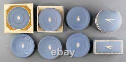 Boac Wedgwood Jasperware Collection Trinket Boxes & Dishes Pin B. O. A. C. Airline