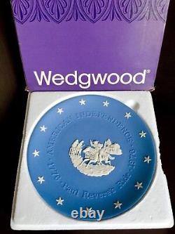Boxed Wedgwood 200th Anniversary of American Independence (1776-1976) Wall Plate