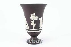 Brown Jasperware Flower Vase by Wedgwood