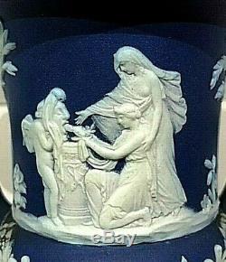 C. 1891 Wedgwood Jasperware Campana Urn Cupid As Oracle 6 Mnt Condition
