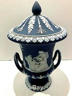C. 1891 Wedgwood Jasperware Campana Urn Cupid As Oracle 6 Mnt Condition