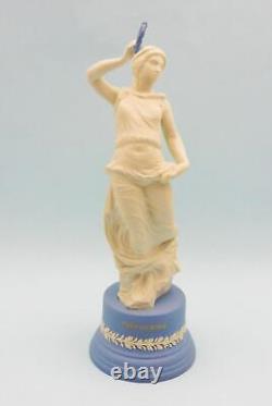 C1974 Vintage WEDGWOOD Jasperware TERPSICHORE Figurine 27cm H Excellent