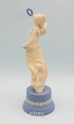 C1974 Vintage WEDGWOOD Jasperware TERPSICHORE Figurine 27cm H Excellent