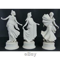 COMPLETE SET 6 Ltd Ed Wedgwood Parian Ware Jasperware Dancing Hours 10 Statues