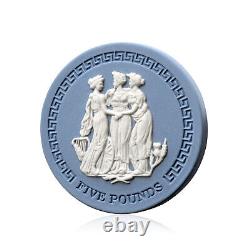 Ceramic Gift 2018 The Three Graces Wedgwood Jasperware £5 Coin Limited Edition